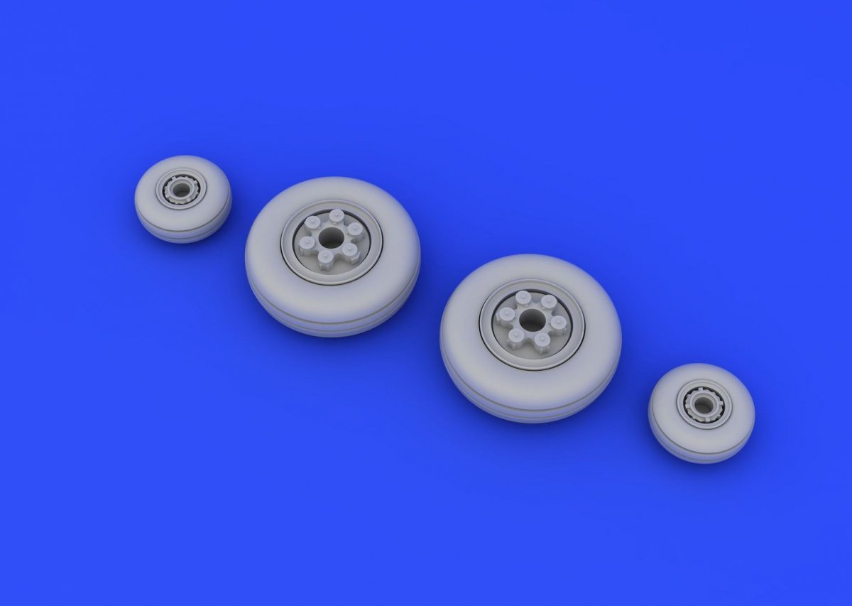 Eduard 672067 JAS-39 wheels 1/72 (REVELL) – imagen 6