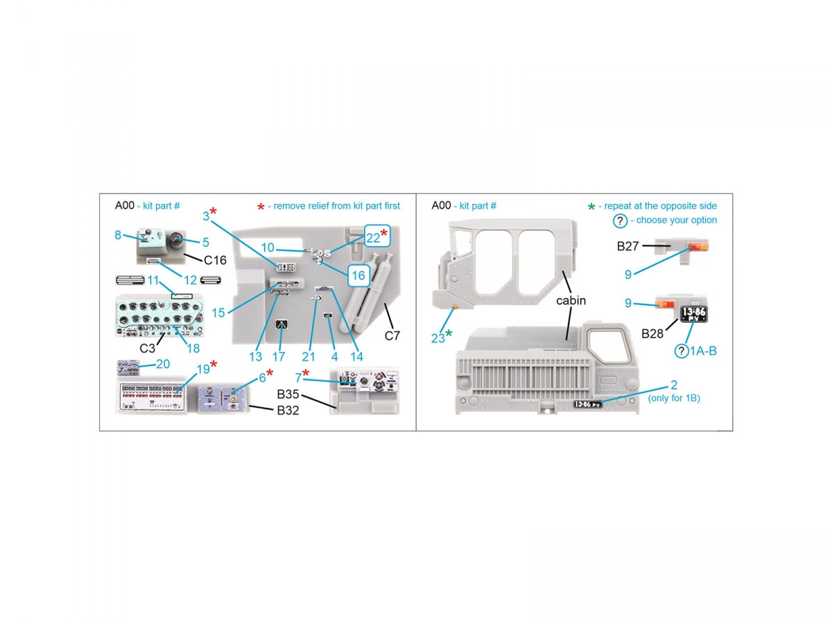 Quinta Studio QD72158 BM-30 Smerch 3D-Printed coloured Interior on decal paper (Modelcollect) 1/72 – imagen 2