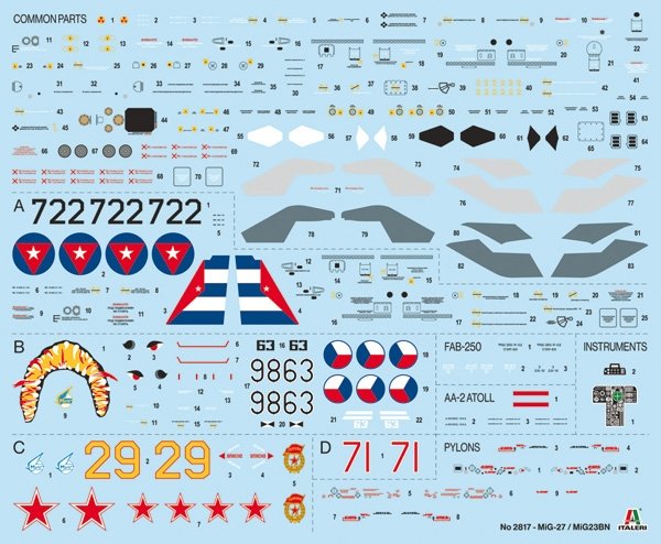 Italeri 2817 MiG-27/MiG-23BN Flogger 1/48 – immagine 3