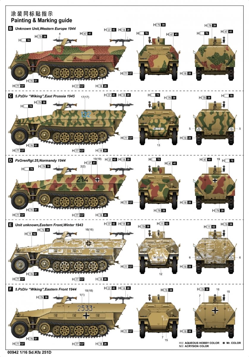 Trumpeter 00942 Sd.Kfz 251 D 1/16 – Bild 10