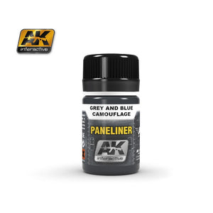 AK Interactive AK2072 PANELINER FOR GRAY AND BLUE CAMOUFLAGE 35ml