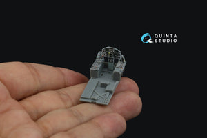 Intérieur imprimé en 3D et coloré sur papier décalcomanie Quinta Studio QD72079 F-15C Early/F-15A/F-15J early (GWH) 1/72 – image 13