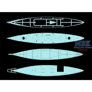 FlyHawk Model FH1132 German Battleship Bismarck 1941 1/700 – immagine 2