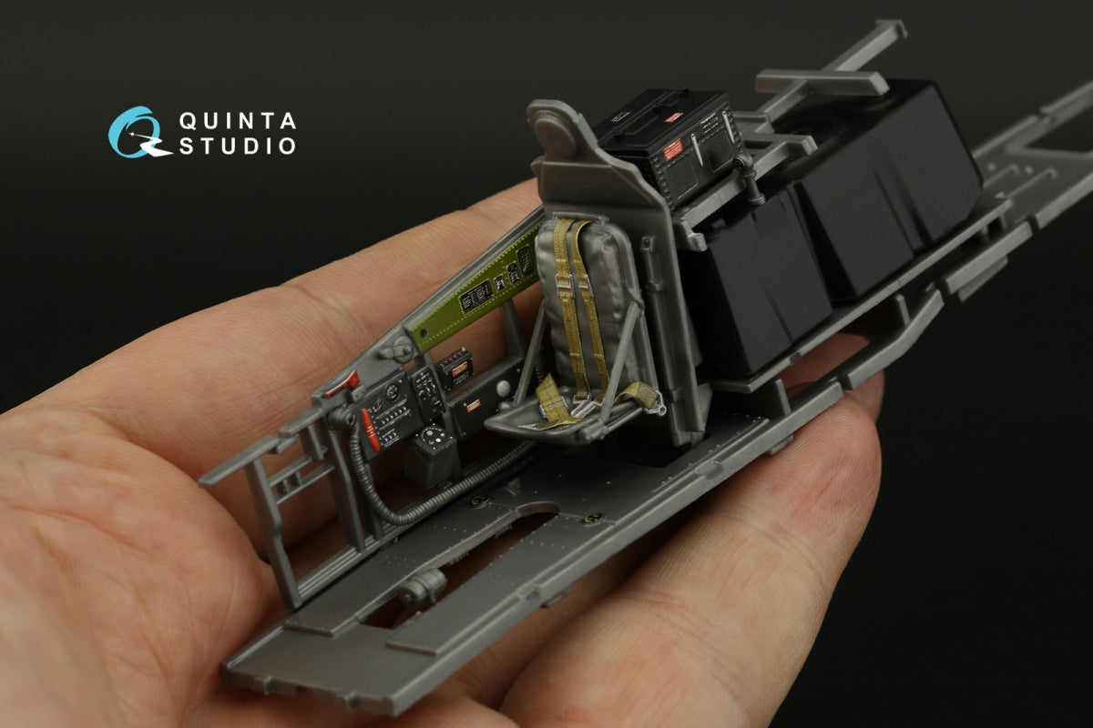 Quinta Studio QD32145 P-51D Mustang 3D-Printed &amp;amp; coloured Interior on decal paper (Zoukei-Mura SWS) 1/32 – Bild 12