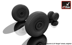 Armory Models AW72040 Iljushin IL-28 Beagle wheels, weighted 1/72 – zdjęcie 4