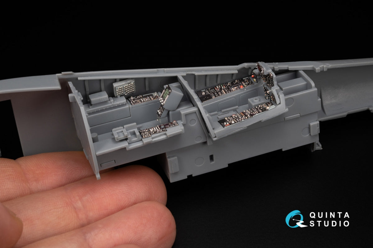 Quinta Studio QD+48448 F-4G early 3D-Printed &amp;amp; coloured Interior on decal paper (Zoukei Mura SWS) (with 3D-printed resin parts) 1/48 – immagine 9