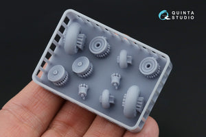 Quinta Studio QT48024 Ka-52 Wheels with separate hubs and weighted tires (Zvezda) 1/48 – Bild 4