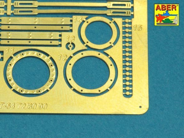 Aber 35L-145 125mm 2A46M-5 Barrel for Russian Tank T-90 T-90A 1/35 – immagine 9