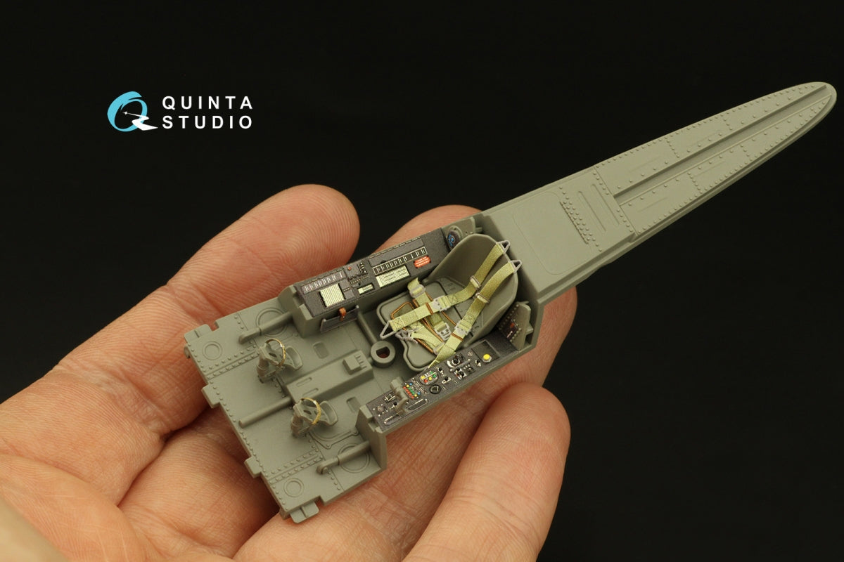 Quinta Studio QD35101 FW 190A-6 3D-Printed &amp;amp; coloured Interior on decal paper (Border Model) 1/35 – immagine 8