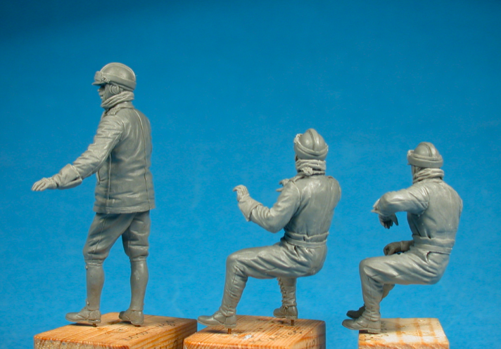 Copper State Models F32-008 Gotha Bomber German Crew WWI Figures 1/32 – imagen 2