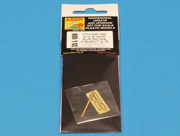 Canon Aber 35L-108 de 3,7 cm KwK.34(t) ou vz. 34 pour char Pz.35(t) (1/35)  – image 12