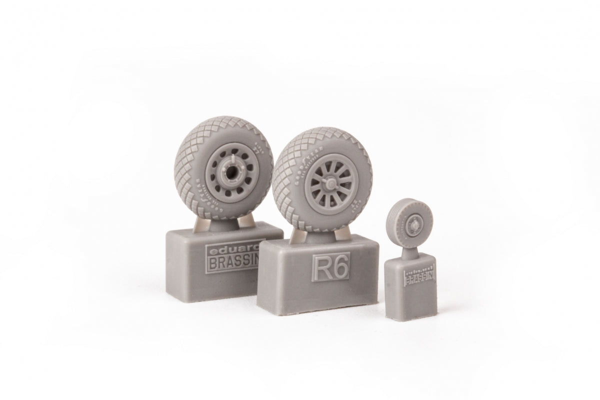Eduard 672366 P-51D wheels diamond tread EDUARD 1/72 – immagine 4