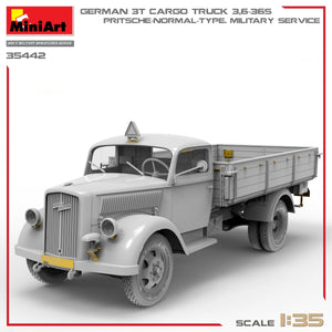 Miniart 35442 GERMAN 3T CARGO TRUCK 3,6-36S. PRITSCHE-NORMAL-TYPE. MILITARY SERVICE 1/35 – immagine 11