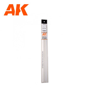 AK Interactive AK6553 HALF CANE 3.00 X 350MM – STYRENE HALF CANE – (3 UNITS) – Bild 3