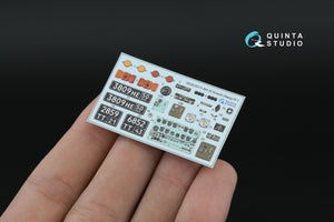 Quinta Studio QDS-35131 BM-30 Smerch 3D-Printed &amp;amp; coloured Interior on decal paper (Meng) (Small version) 1/35 – immagine 9