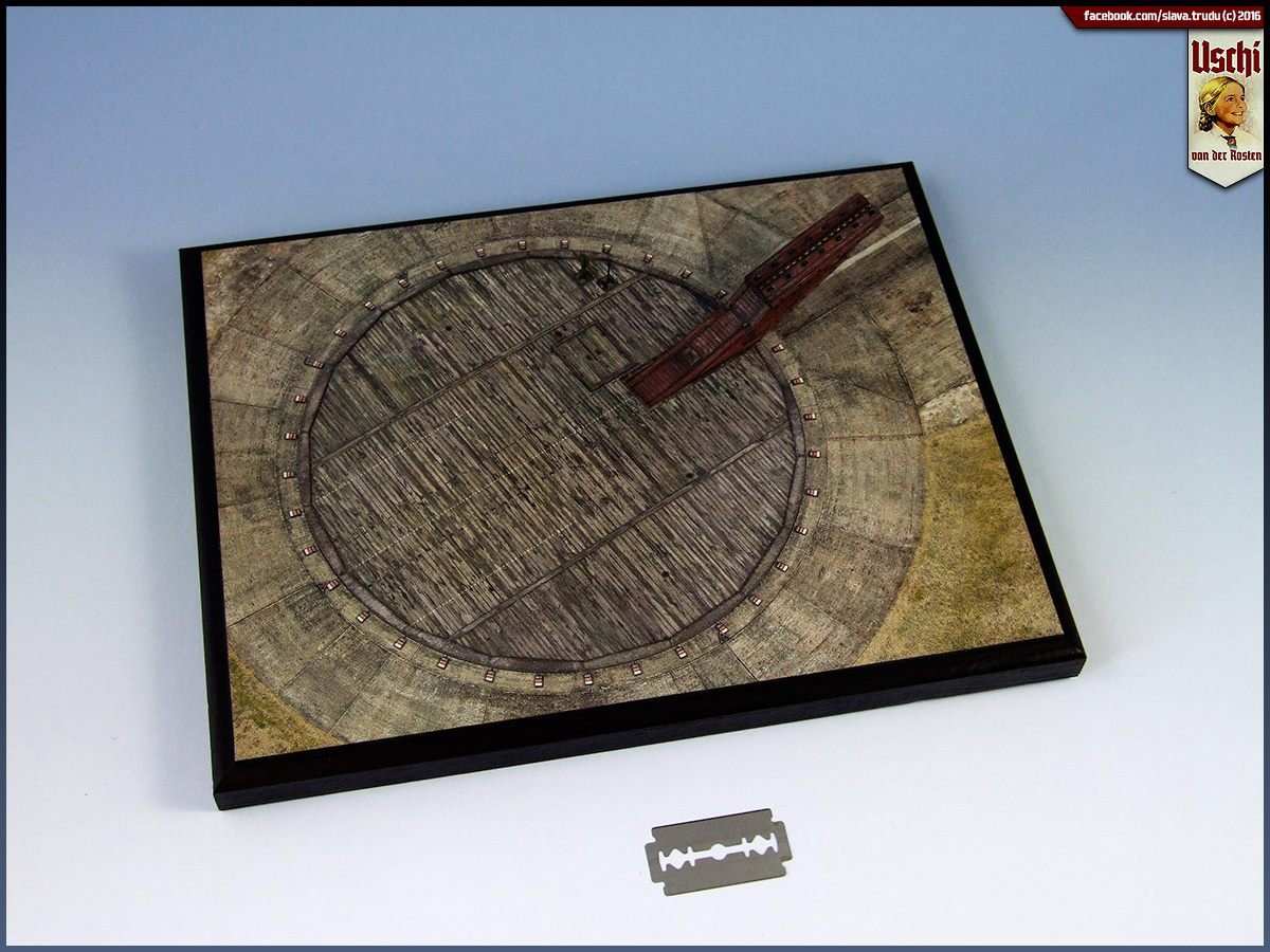 Uschi 3047 Display diorama Luftwaffe Compass Swing Ramp circular 1/48 – zdjęcie 2