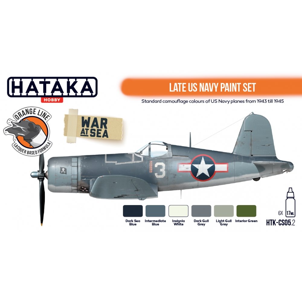 Hataka HTK-CS05.2 Late US Navy paint set – Bild 2