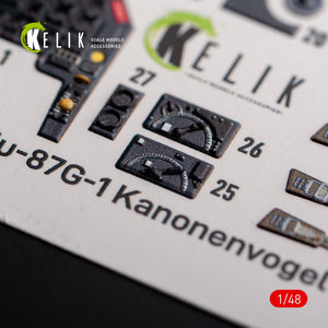 KELIK K48098 Ju-87G-1 Kanonenvogel - interior 3D decals for Italeri kit 1/48 – image 4