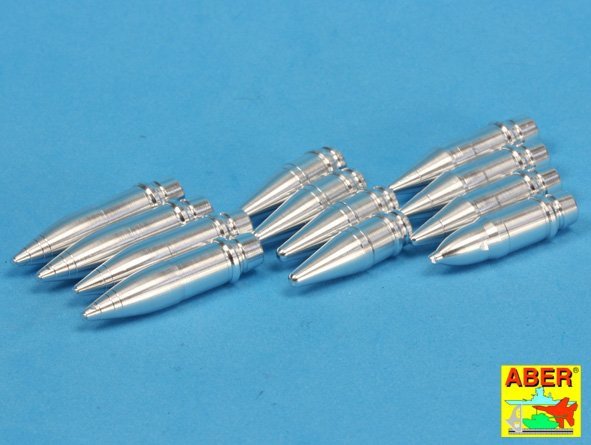 Aber 16073 Panzer IV munitions diverses de 7,5 cm x 12 pièces (1/16)