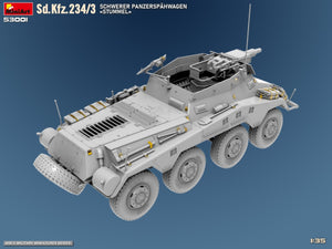 MiniArt 53001 Sd.Kfz.234/3 SCHWERER PANZERSPAHWAGEN STUMMEL 1/35 – Bild 11