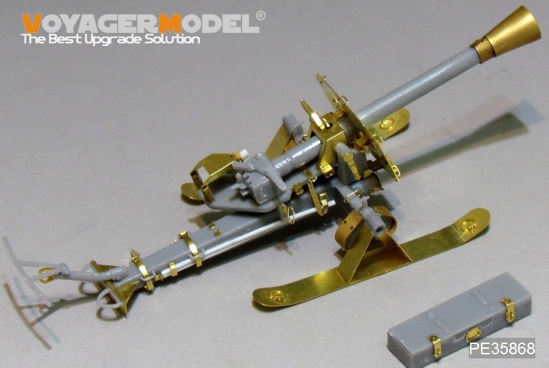 Voyager Model PE35868 WWII German 88mm Raketenwerfer43 PUPPCHEN sled versio for DRAGON 1/35 – Bild 8