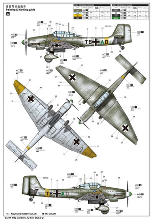 Trumpeter 03217 Junkers Ju-87D Stuka – Bild 4