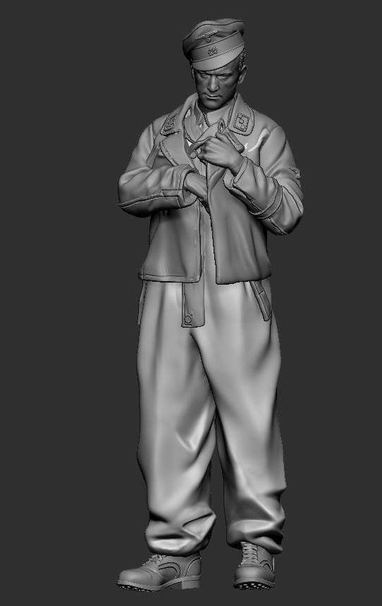Panzer Art FI35-082 Officier de char Waffen-SS Bataille de Koursk n° 2 1/35