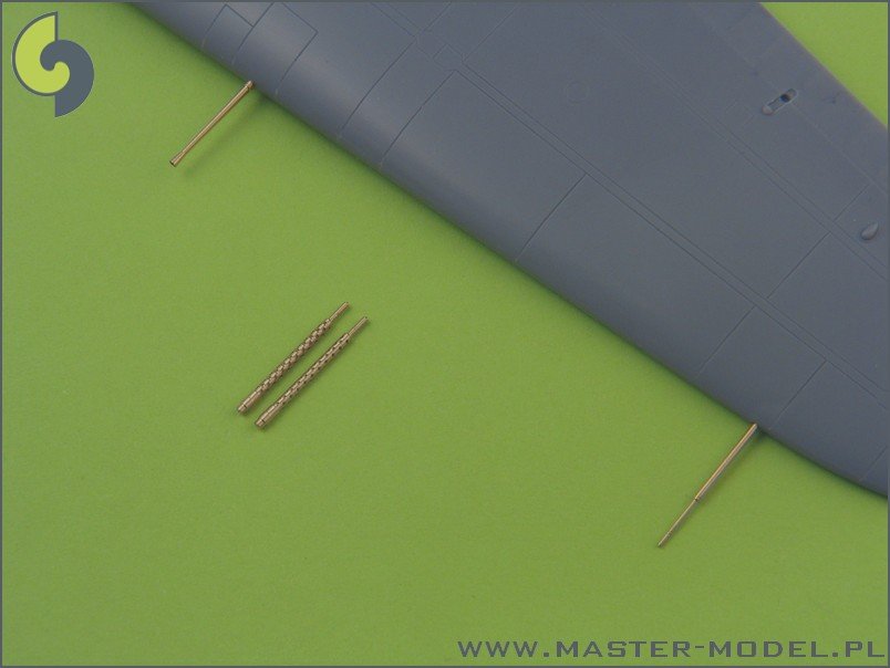 Master AM-48-020 A6M5 Zero armament set (7,7mm, 20mm gun barrels) &amp;amp; Pitot tube 1/48 – Bild 5