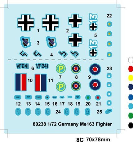 Hobby Boss 80238 Me163B-1a KOMET 1/72 – imagen 3