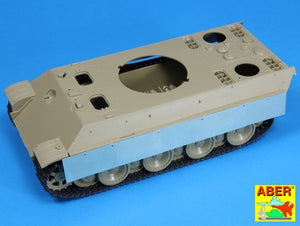 Aber 25011 Side skirts for Panther G/Jagdpanther 1/25 – zdjęcie 3