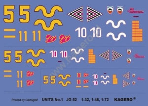 Kagero 97001 1-JG 52 - Aces of the Eastern Front (decals) EN – zdjęcie 2