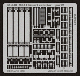 Eduard 35543 M-3A1 Stuart exterior 1/35 Academy