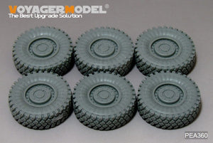 Voyager Model PEA360 Modern US COUGAR 6X6 MRAP Road Wheels Ver.A (6PCESS) 1/35 – Bild 3