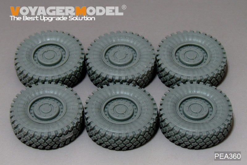 Voyager Model PEA360 Modern US COUGAR 6X6 MRAP Road Wheels Ver.A (6PCESS) 1/35 – Bild 3