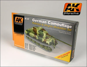 AK Interactive AK167 German Green Brown Modulation Set 6x17ml