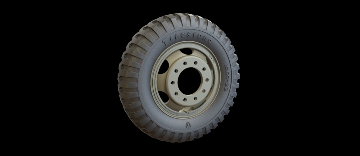 Panzer Art RE35-372 White 666 road wheels (Goodyear) 1/35 – zdjęcie 3