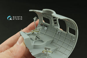 Quinta Studio QD32226 Boeing B-17G Navigator, bombardier, waist and tail gunners compartments. 3D-Printed coloured Interior (HK models) 1/32 – Bild 10