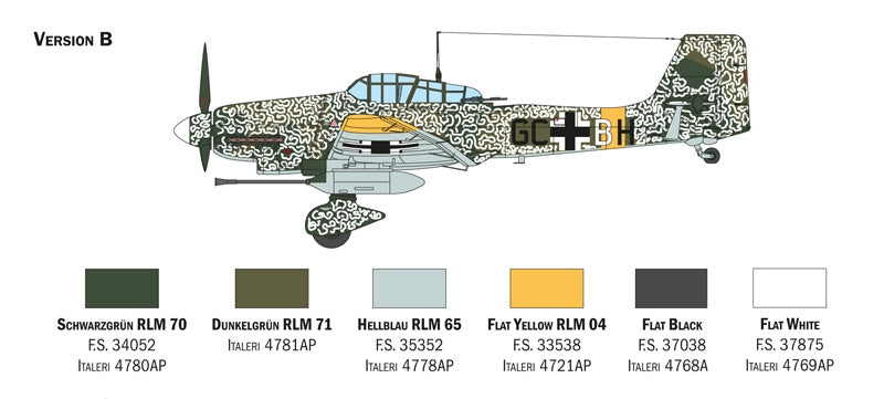 Italeri 2830 Ju 87 G-1 Stuka Kanonenvogel 1/48 – Bild 5