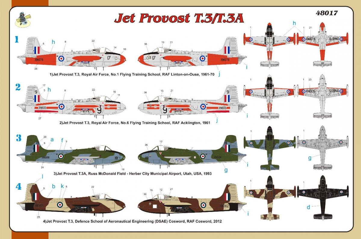 Fly 48017 Jet Provost T.3/T.3A 1/48 – Bild 7