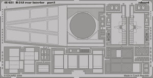 Eduard 48621 B-24J rear interior 1/48 Revell Academy – immagine 2