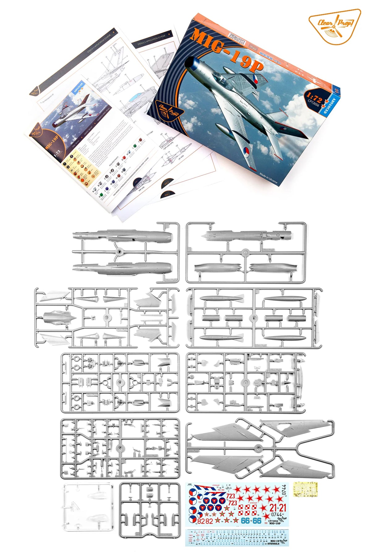 Clear Prop! CP72056 MiG-19 P 1/72 – Bild 6