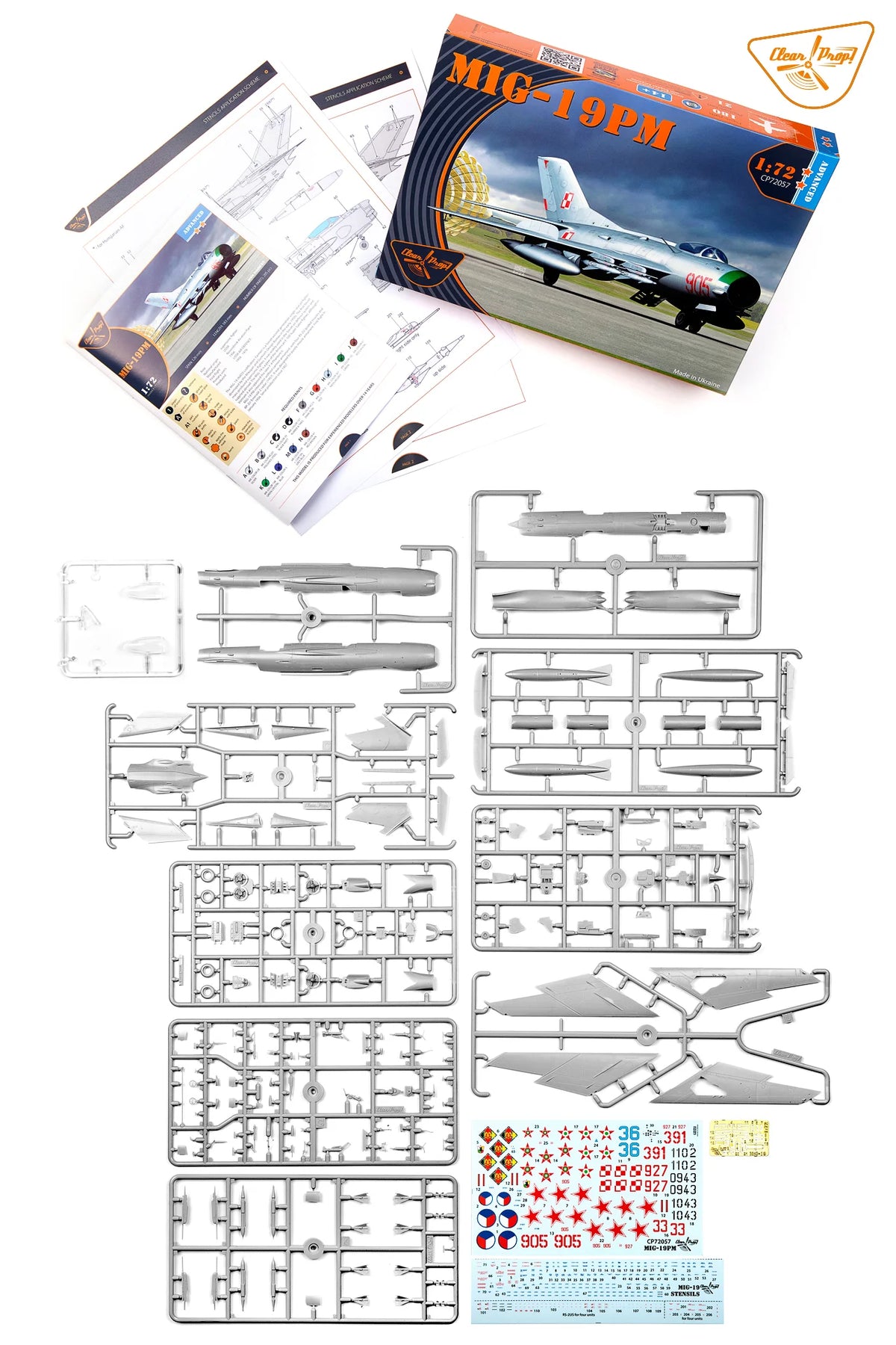 Clear Prop! CP72057 MiG-19 PM 1/72 – Bild 3
