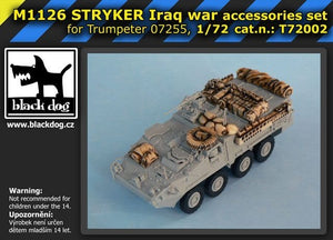 Black Dog T72002 M1126 STRYKER Guerre d&amp;#39;Irak pour Trumpeter 07255 1/72 – image 6
