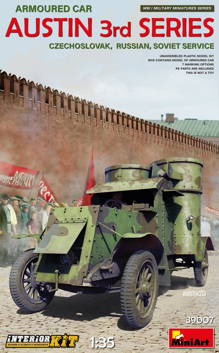 Miniart 39007 Armored Car Austin 3rd series. 1/35