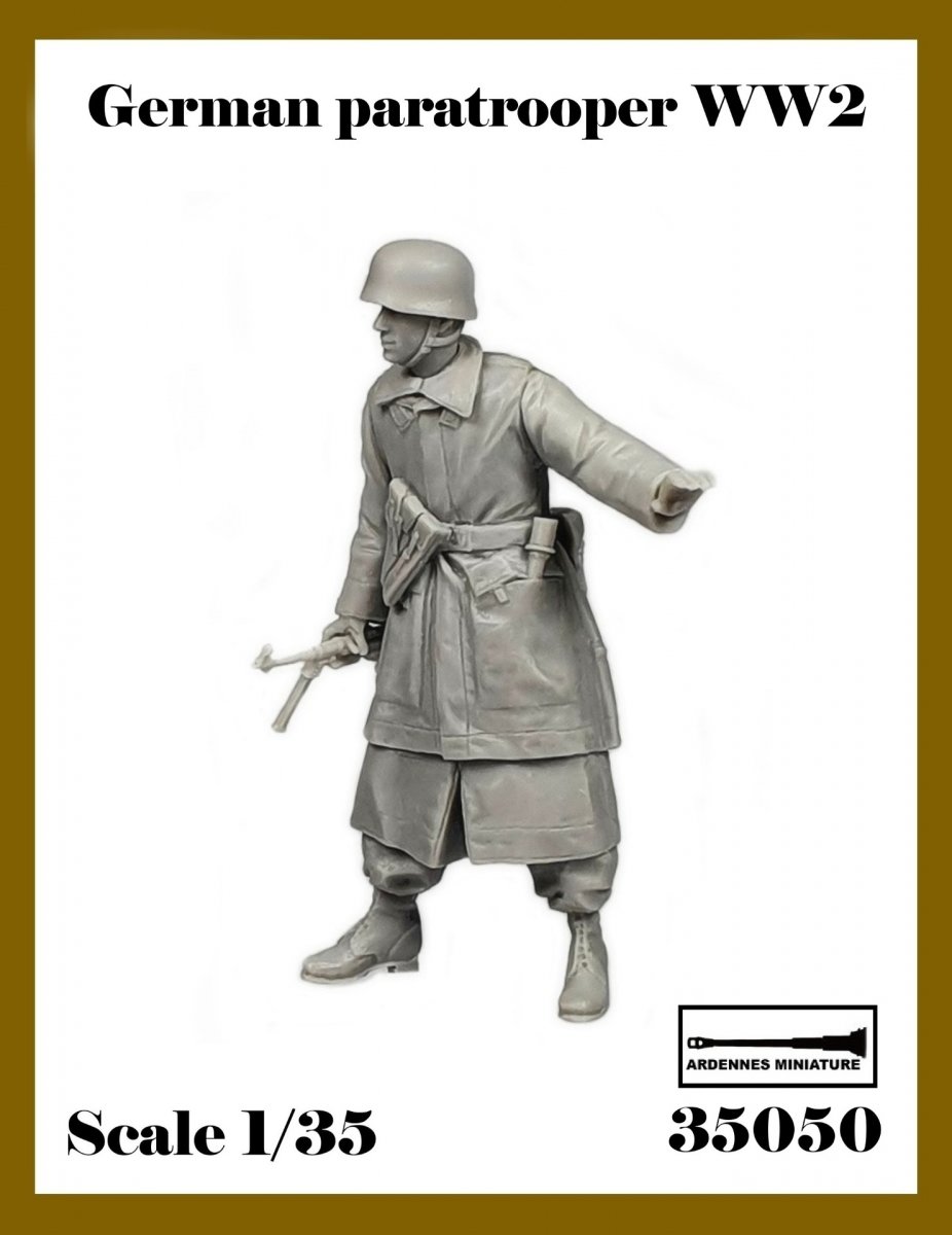 Ardennes Miniature 35050 GERMAN PARATROOPER WW2 1/35