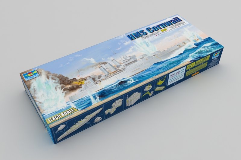 Trumpeter 05353 HMS Cornwall 1/350 – image 2