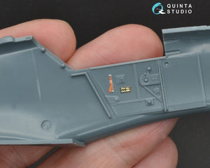 Intérieur imprimé en 3D et coloré sur papier décalcomanie Quinta Studio QD48094 Bf 109G-6 (pour kit Eduard) 1/48 – image 5