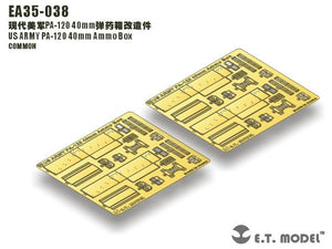 ET Model EA35-038 US ARMY PA-120 40mm Ammo Box 1/35 – image 4