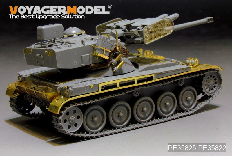 Voyager Model PE35825 Modern French AMX-13/75 w/SS-11 ATGM light tank basic (smoke discharger, Atenna base Include）For TAKOM 2038 1/35 – imagen 11