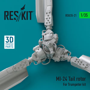 RESKIT RSU35-0021 Mi-24 tail rotor for Trumpeter kit (3D printed) 1/35 – Bild 2